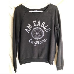 American Eagle Outfitters Black AEO Pullover